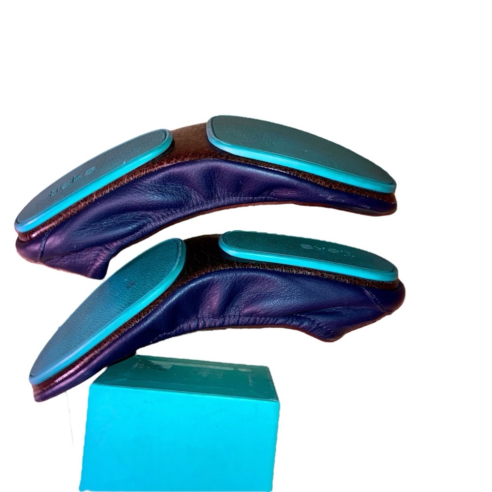Tieks California Navy Leather Ballet Flats. Size 8. - Picture 12 of 15